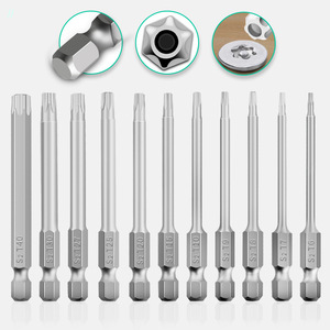 Guest Quality Torx Bit Set 75mm T6 T40 S2 Alloy Steel <b>Precision</b> <b>Screwdriver</b> Bits 11 Pc - Product Image 5