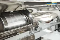 Extrudeuse de feuilles de plastique recyclé PP/PE/PS, haute production 200 kg/h, ligne d'extrusion automatique écologique pour emballages alimentaires