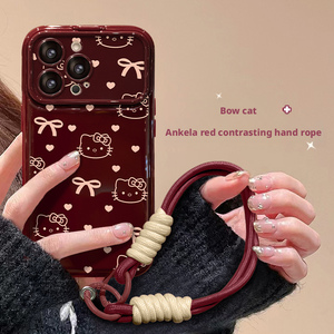 <span class=keywords><strong>Funda</strong></span> de Silicona para Teléfono con Correa de Lazo de Gato y Ventana Grande para Cámara, <span class=keywords><strong>Compatible</strong></span> con Huawei y OPPO - Product Image 3