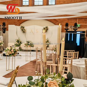 Panel de Pared de Acrílico LED para Fondo de Escenario de Boda, Luz Cálida, Panel de Acrílico con Luz LED Ondulada, Soporte para Fondo de Acrílico - Product Image 3