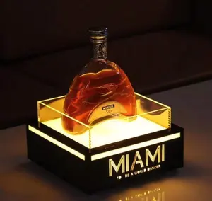 夜总会发光世界舞者迈阿密马爹利XO瓶主持人香槟荣耀展示酒架霓虹灯酒吧标志