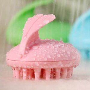 Électrique de Tête de Cuir Chevelu Cheveux Lavage Rond De Silicone De Cheveux Cuir Chevelu Massage Peigne Cheveux Shampooing Massage Peigne Cuir Chevelu Masseur Vibrant Brosse - Product Image 1