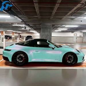 HJN Film d'enveloppe d'autocollant pour voiture Platinum Warrior Diamond Algae Pink TPU Color PPF High Brillant Crystal Bubble Free Wrapping Decal - Product Image 5