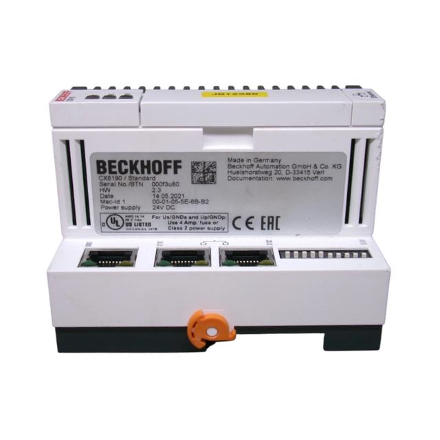 Sealed BECKHOFF CX8190 | Embedded PC With Different Ethernet Protocols I/O System Control System