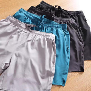 Pantalones cortos deportivos de poliéster en blanco personalizados para hombre, pantalones cortos transpirables de secado rápido para gimnasio, pantalones cortos para correr - Product Image 5