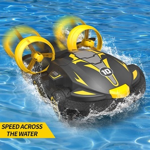 Vente en gros R C hovercraft véhicule tout terrain 2.4g amphibie télécommande dérive voiture bateau étanche bateau rc hovercraft jouets - Product Image 3