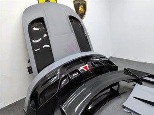 Kit de carrosserie d'aile de pare-chocs avant en fibre de carbone pour Mercedes-Benz <span class=keywords><strong>Amg</strong></span> GT GTS <span class=keywords><strong>GTR</strong></span> Plus BS Style - Product Image 5