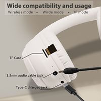 Casque sans fil supra-auriculaire XM4, nouveau modèle transfrontalier, Bluetooth 5.3, à réduction de bruit active (ANC), étanche IPX3