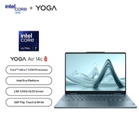 Ordinateur portable convertible Lenovo Yoga Air 14c AI ultra-fin à 360 degrés, édition Ultra7, 32 Go de RAM, 1 To de stockage, écran tactile OLED 2,8K, neuf
