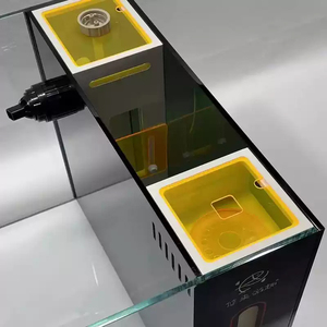 Koraal Rechthoekig Glazen <span class=keywords><strong>Aquarium</strong></span> Achterfilter Tank 220V Milieuvriendelijk voor Binnen, Woonkamer, Zoutwater, Zoetwater, Aanrechtblad - Product Image 3