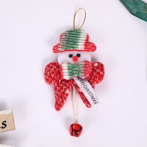 Low Moq Wholesale Premium Soft Fabric Tree Ornaments <b>Reindeer</b> Santa Hangings Holiday Decor for <b>Christmas</b> Events - Product Image 2