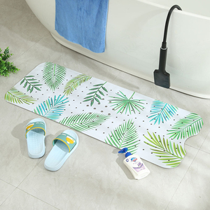 Tapis de bain antidérapant imperméable en PVC avec ventouses de fixation pour salle de bain <span class=keywords><strong>et</strong></span> douche - Product Image 3