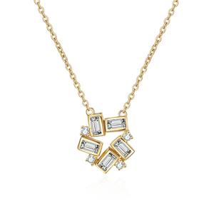 Collier de grande roue en zircon incrusté de cuivre pour femmes ins design de luxe léger sens senior d'une paire de bijoux de chaîne de clavicule - Product Image 4