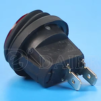 Interrupteur à bascule rond IP65 20mm 12V 24V ON-OFF SPST 2 broches étanche pour montage sur panneau CE RoHS Qualité automobile et marine Fournisseur OEM en gros