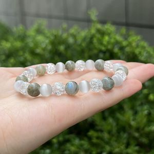 Pulsera de Piedra Natural con Cuentas de Vidrio Coloridas, Estimulante de la Confianza, Servicio de Exportación Global Innovador, Diseño Personalizado - Product Image 3