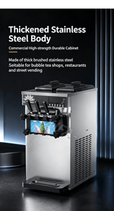 เครื่องทำไอศกรีมเชิงพาณิชย์ 2200W ประหยัดพลังงาน ทำความสะอาดตัวเองได้ ผลผลิตสูง 30 ลิตร/ชม. สำหรับ<span class=keywords><strong>ร้าน</strong></span>อาหาร - Product Image 5