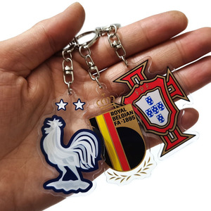 Porte-clés en acrylique de club de football, souvenir, cadeaux pour les fans de football, équipe de football personnalisée, porte-clés, cadeaux promotionnels - Product Image 4