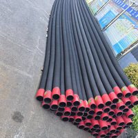 Selang Hisap dan Buang Nitril Hitam Berkualitas Tinggi OEM 350mm, Dua Lapis Kawat Baja Terjalin, untuk Pengerukan Pasir