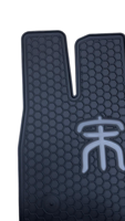 Tapis de sol complets pour BYD Song Plus 2020 2021 2022 2023 2024 2025 avec logo, en caoutchouc latex, accessoires de voiture toutes saisons, ensemble de tapis