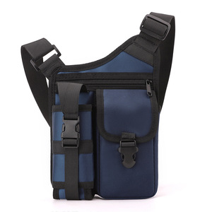 Bolso de Pecho de Nailon Multifuncional para Viajes al Aire Libre, Diseño de Bandolera de un Solo Hombro, Estilo Moderno para Comercio Exterior - Product Image 3