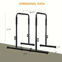 Barre parallèle simple réglable en hauteur Barre parallèle de traction