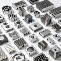 Fabricant de dissipateurs thermiques en aluminium usinés CNC OEM, dissipateur thermique extrudé sur mesure pour l'électronique, les circuits imprimés, les équipements LED et le refroidissement des équipements électriques