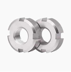 Steeltreks Hardware Befestigungselemente Mutter Edelstahl A2/A4 DIN 1804 Geriffelte Rundmutter M6-M100 für Maschinenwartung - Product Image 3