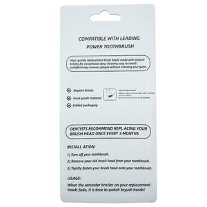 Cabezales de cepillo de dientes universales de cerdas suaves, paquete de 2, para cepillos de dientes eléctricos, cabezales de cepillo reemplazables para uso de adultos - Product Image 1