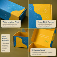 Boîte d'expédition cosmétique personnalisée avec logo OEM, emballage en carton ondulé pour cosmétiques, boîte postale en papier
