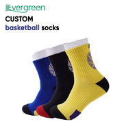 Drôle haute Stretch athlétique basket-ball Compression équipage chaussettes femmes hommes à manches courtes absorbant la sueur décontracté soutien de la voûte plantaire