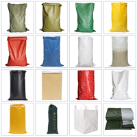 Kleurrijke bedrukte tas van pp met een draagkracht van maximaal 50 kg en gepersonaliseerd patroon voor grensoverschrijdende verzending van pluche goederen