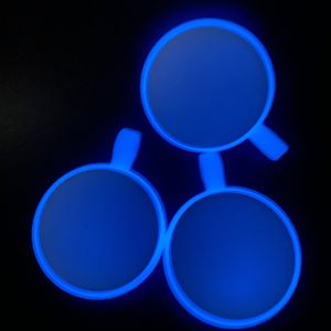 Placa de Identificación para Mascotas con Nombre, Número de Teléfono, Color Sólido, Grabado Láser, Brilla en la Oscuridad, Silicona, Luces, Encaje, Animal, 100 Piezas/Bolsa OPP o Personalizado - Product Image 5