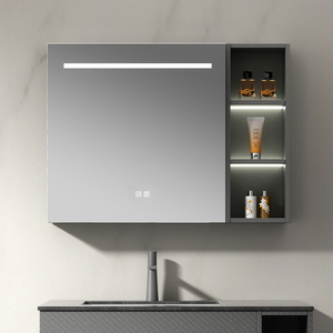 Cabinet Basin Design Bathroom Storage Wash Basin Medicine Cabinet <strong>Under</strong> <strong>Sink</strong> <strong>Vanity</strong> Mirror <strong>Unit</strong> With Lighting Defogging - Product Image 5