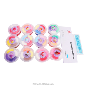 Kit de pâte à <span class=keywords><strong>modeler</strong></span> auto-séchante 12 couleurs, non toxique, sûr, jouet éducatif DIY pour enfants avec outils et accessoires de sculpture - Product Image 4