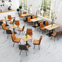 Combinaison de table et chaise, meubles de restaurant, café, café, bistrot, zone commerciale, nouveau modèle,