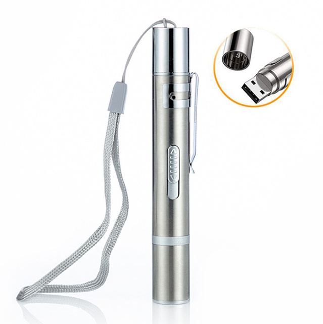 USB Penlight Upgrade Interactive Teaser Uv Red White Torch 7 in 1 Portable Uv Laser Pointer Cat Chase Toy Pet Training Tool