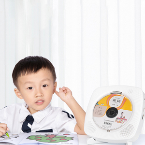 Lecteur de CD rétro avec télécommande, haut-parleur sans fil portable, lecteur USB avec recharge, lecteur audio pour voiture et maison - Product Image 6