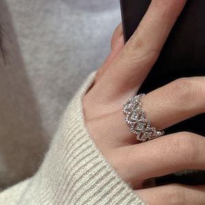 Anillo Wenchi de Estilo Italiano Simple, Plata de Ley S925, Circonita Brillante, Diseño Romántico y Exclusivo, Joyería de Lujo Ligero, Modelo 22667 - Product Image 2