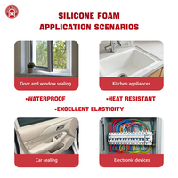 Feuille de mousse de silicone rouge haute densité Vesta pour l'insonorisation, la réduction du bruit, l'isolation acoustique, panneau d'isolation acoustique, intérieur automobile, mur
