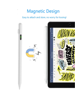 Android Tablet ve telefon için evrensel akıllı kalem Stylus Metal dokunmatik ekran kalemi Samsung için Xiaomi iPhone iPad diğer cihazlar için