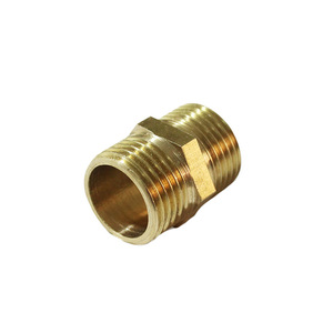Conector de Latón Puro con Rosca Macho Doble de 1/2/3/4/6/1 Pulgada, Adaptador de Rosca Directa para Accesorios de Tuberías de Agua, 16 Pines, Carcasa de PC - Product Image 1