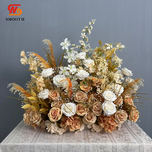 Décoration de scène pour événements de mariage, chemin de fleurs pour allée de champagne - Product Image 1