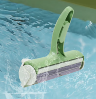 Rouleau anti-poils durable et réutilisable au design grenouille mignon pour couvertures, canapés et sièges