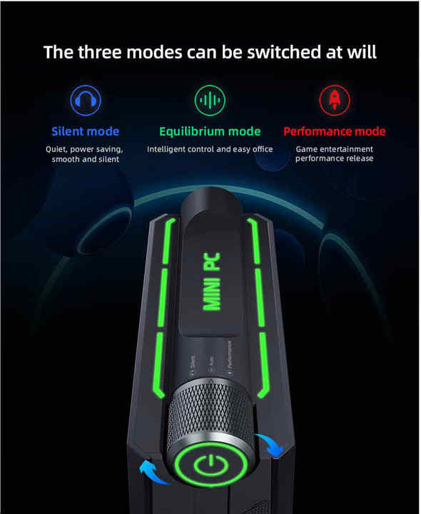 CLYTTE Am08Pro 2 Terabyte Mini PC Stick Powerfull 11-Core Octa ...