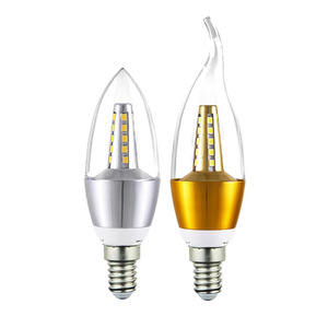 หลอดไฟ LED รูปทรงเทียน E14 5W 7W 9W 12W แหล่งกำเนิดแสงสำหรับโคมระย้าแบบปลายแหลม E27 หลอดประหยัดพลังงานสำหรับโคมคริสตัล - Product Image 5