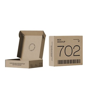 Clothes Packaging Box Paper Packaging Custom Corrugated Folding Compartment Thick Paper Box With Logo Custom Printing