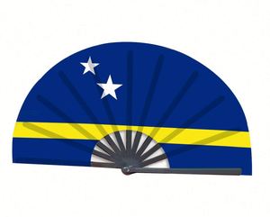 Abanicos de Mano Portátiles Personalizados de Bambú de 33 cm, Tallados y Pintados con Patrones Decorativos de Animales, para Regalos Promocionales y Fiestas - Product Image 1