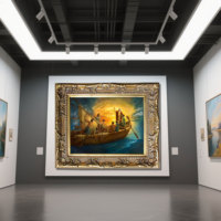 Musée d'art original Qualité Style religieux Peint à la main Christian Jesus Toile Art mural pour salon Fonction suspendue