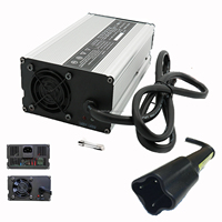Chargeur de batterie de vélo électrique portable industriel haute puissance DL DL900 en aluminium 67,2V 10A rapide 900W entrée 90-240V CE ROHS