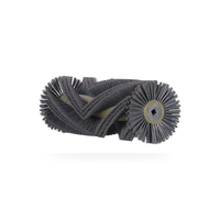 Ensemble brosse principale et brosses latérales en nylon, pièces de rechange pour balayeuse industrielle